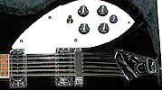 Pickups and controls on Rickenbacker 360/12 -- click for larger view
