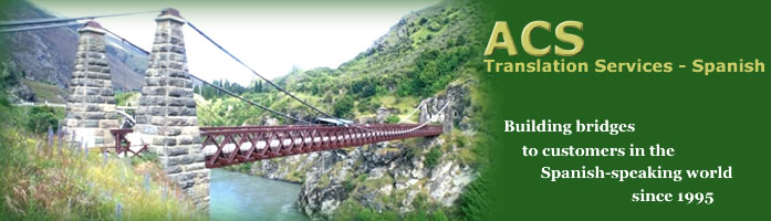 ACS Translation Services-Spanish, your language professionals since 1995.