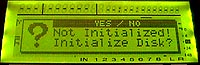 Initialize Disk message