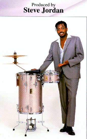 Steve Jordan and his cocktail drum line