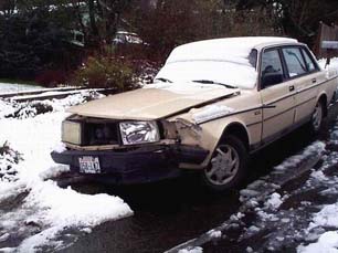 I was not hurt, thanks to Volvo construction. But it's painfull, nevertheless.