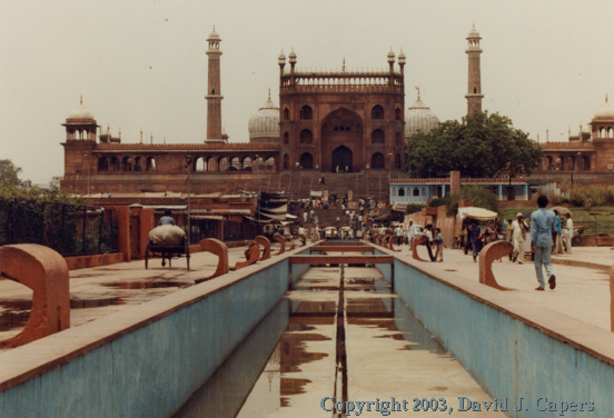 Jamma Masjid, Old Delhi, 1985.