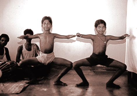 Two gotipuas in Orissa, 1985. Photo  1998, David J. Capers